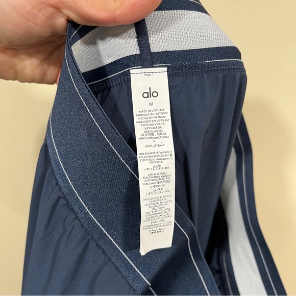 ALO Suit Up Navy Women's Trousers - Picture 12 of 12